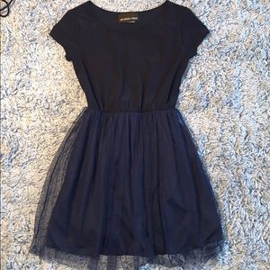 Girls Navy Cocktail Dress